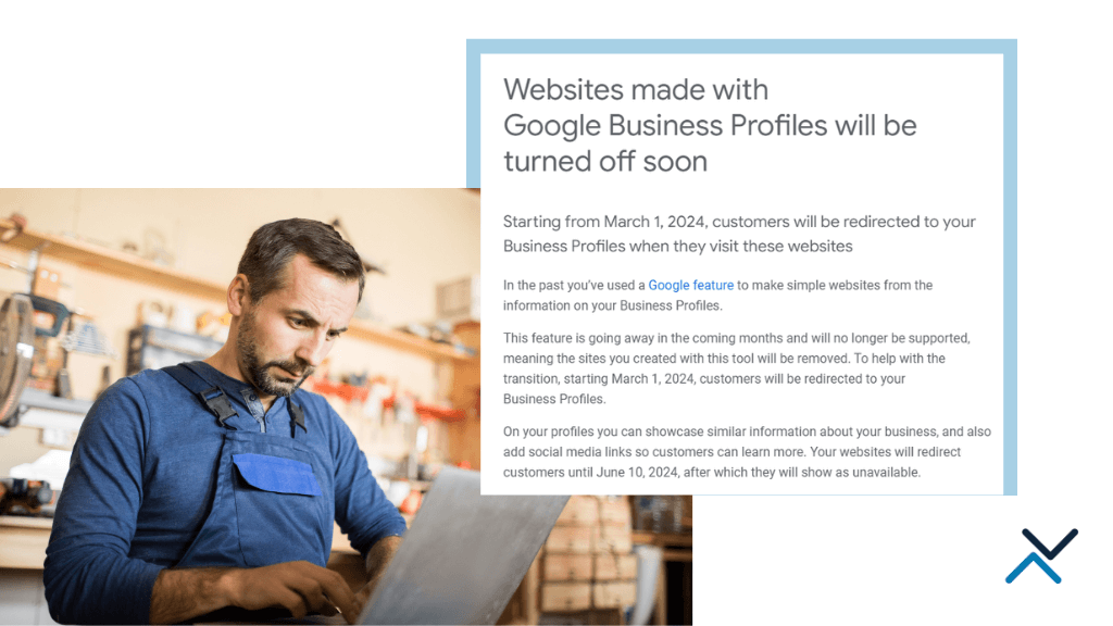 Goodbye to Google Business Profile Websites