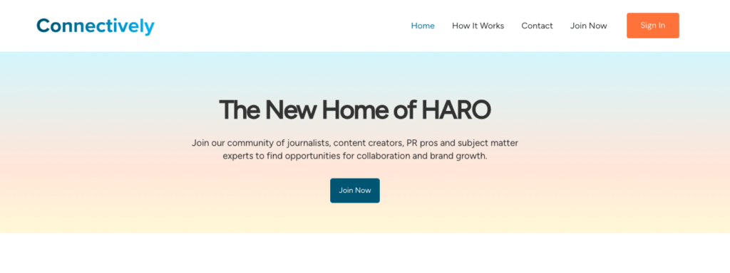 HARO is now Connectively.us