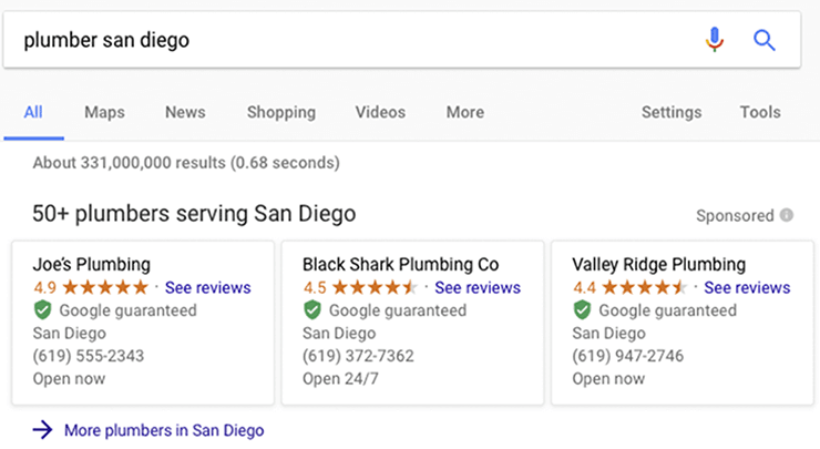 Local Services Ads in Google